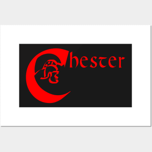 Copy of ROMAN CHESTER RED Posters and Art